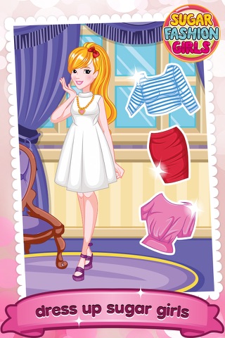 Dress Up Sugar Fashion Girls Story screenshot 3