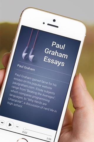 Audiojoy. Paul Graham Essays Startup and Entrepreneur Advice from Ycombinator screenshot 2