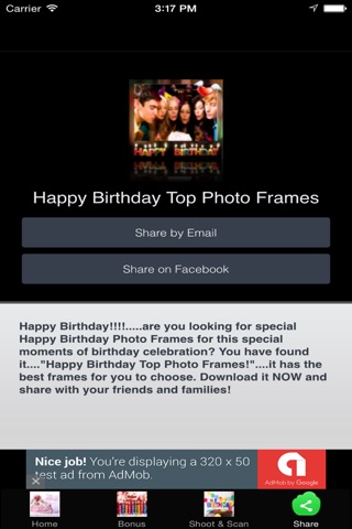 Happy Birthday Top Photo Frames screenshot 4
