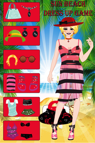 Sun Beach Dress Up Game screenshot 4