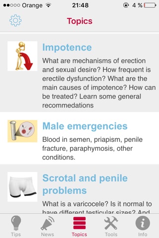 Men's App - The medical app to take care of men's health screenshot 3