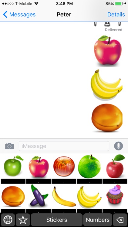 Vegetarian Emoji: Keyboard Stickers and Chat Icons