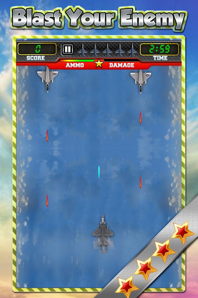 Air F18 Jet Fighter Global Enemy Bravo War Free Games screenshot 2