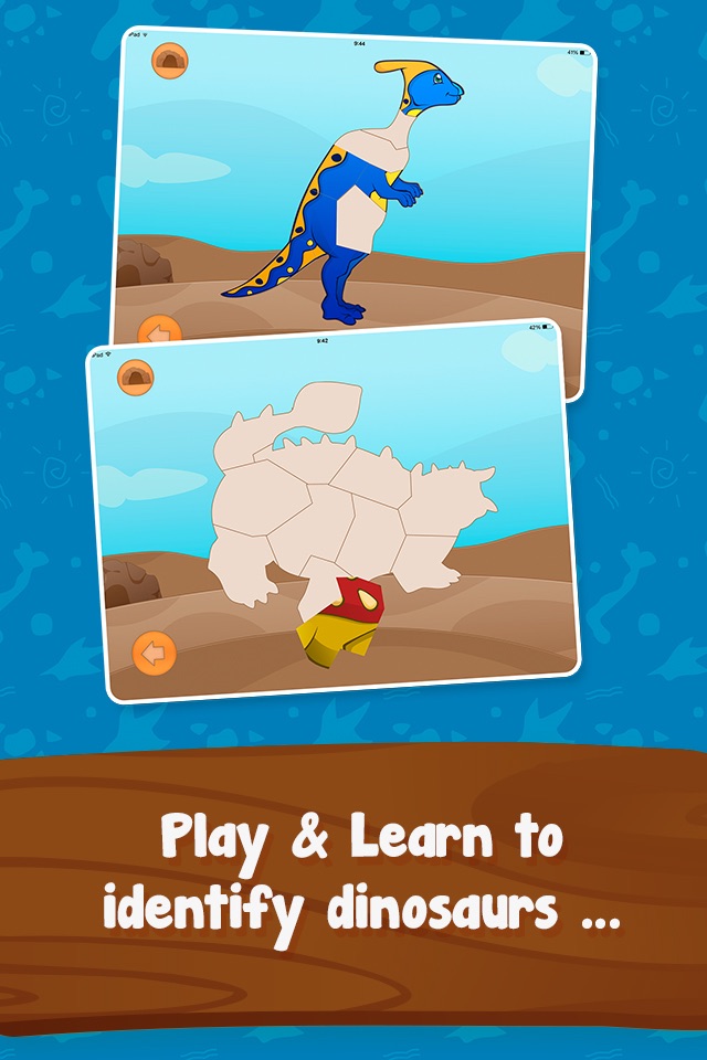 Dinosaur Builder Puzzles for Kids Boys and Girls screenshot 2
