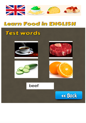 Learn Food in English Language screenshot 2