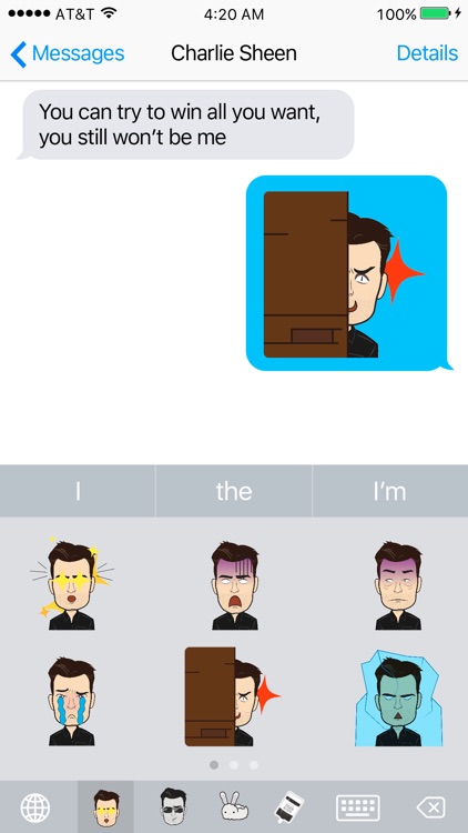 Sheenoji - The Charlie Sheen Keyboard screenshot-3