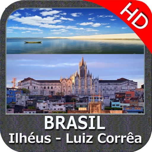 Boating Ilhéus to Luiz Corrêa - Brazil HD offline nautical charts for cruising fishing sailing and diving icon