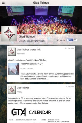 Glad Tidings Church - ON screenshot 2