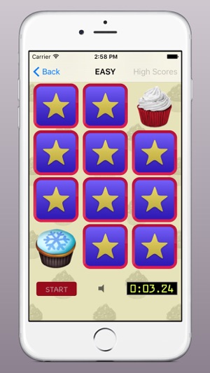 Cupcakes Matching Game Lite