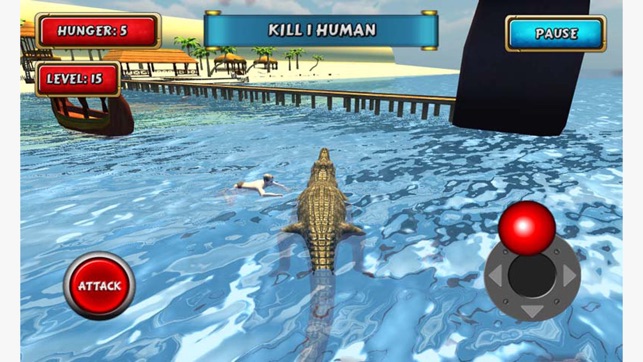 Crocodile Sim Beach Hunt(圖3)-速報App