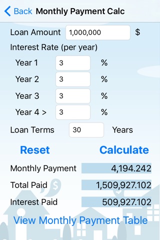 Home Loan Cal - EN screenshot 2