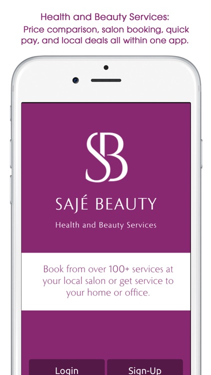 Sajé Beauty - On-demand health and beauty services