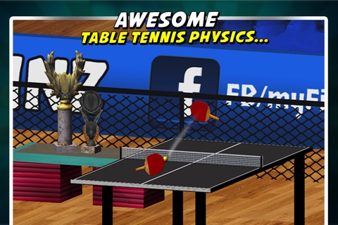 Table Tennis 2016 - Real Ping Pong Table Tennis 3D simulation game screenshot 3