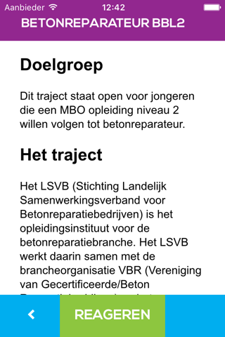 LeerwerkApp screenshot 2