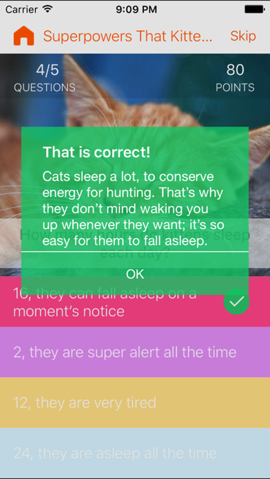 Screenshot #2 pour Kittens vs. You - Free Trivia and Quiz Game for Kittens of All Ages