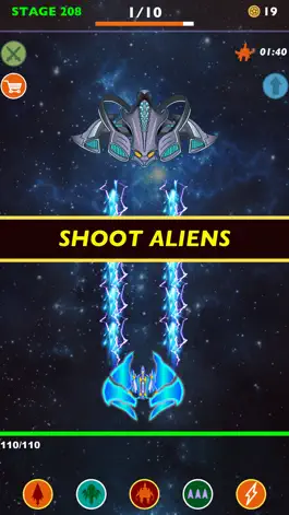 Game screenshot idle Alien Hunter: Space Tap Revenge --RPG clicker games mod apk