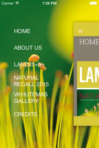 EXHIBITheAPP: LAND25+1 & NATURAL RECALL screenshot 3