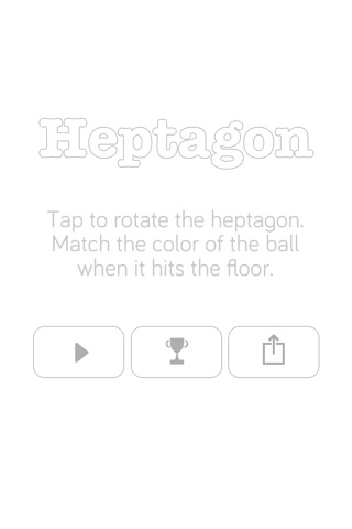 Heptagon - Happy spinny circle with the colors of the rainbow screenshot 2