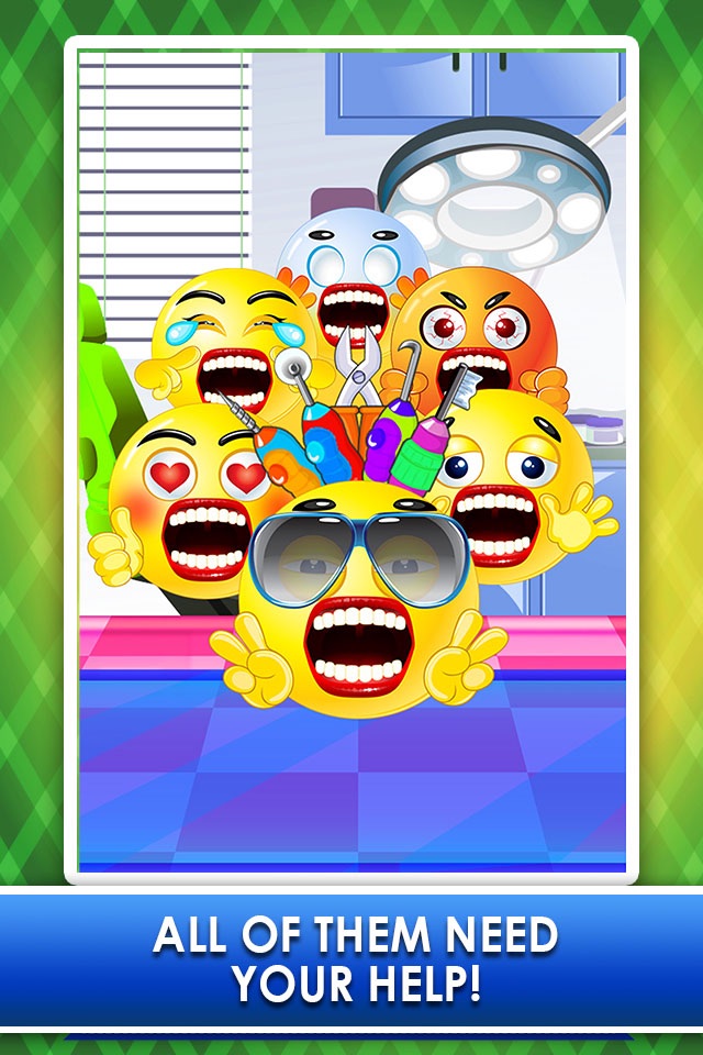 Emoji Dentist Doctor Salon - little spa kids games! screenshot 4