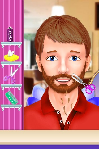 Celebrity Beard Salon Crazy girls games screenshot 3