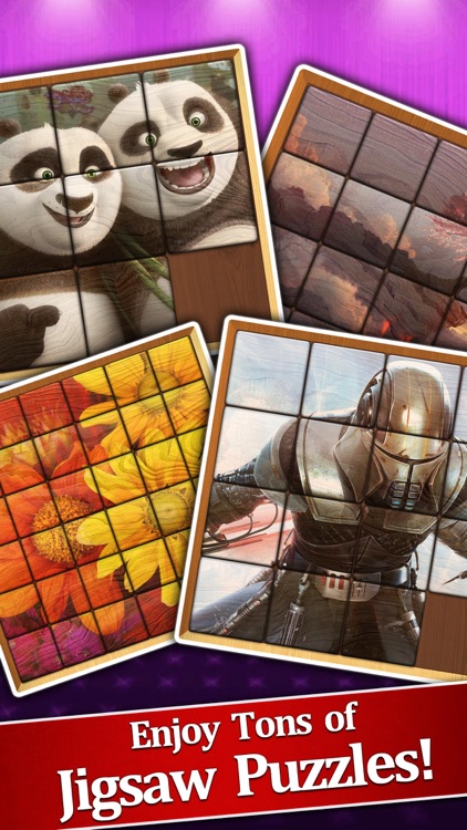 Happy Jigsaw Puzzle - Trivia Game of Click 4 Block to Collage 1 Pic