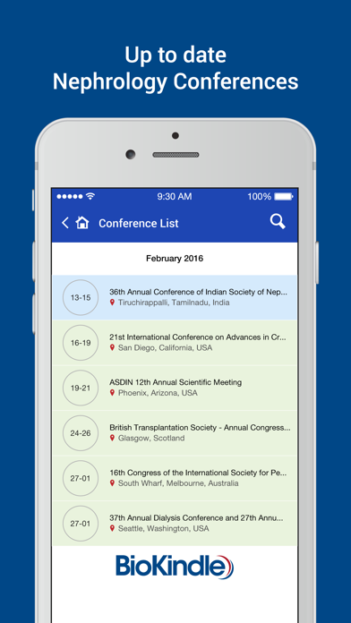 How to cancel & delete Nephrology Conferences from iphone & ipad 1