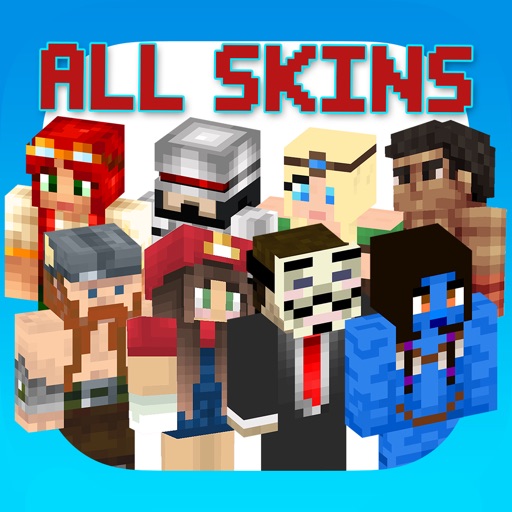 All Skins for PE - Best Skin Simulator and Exporter for Minecraft Pocket Edition Lite Icon