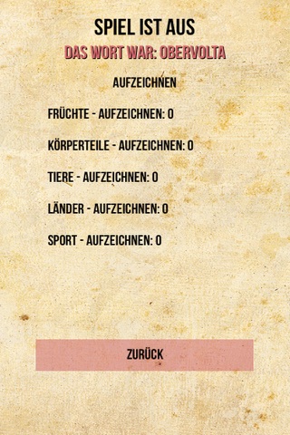 Galgenmännchen - Hangman Game - Deutsch screenshot 3