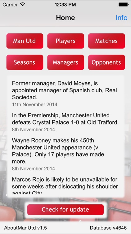 About Man Utd: facts & stats for Manchester United