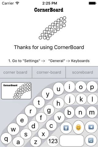 CornerBoard screenshot 2