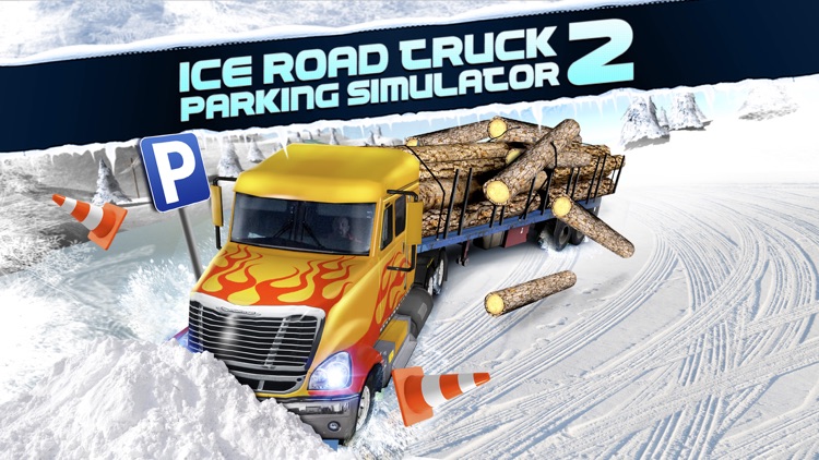 Ice Road Trucker Parking Simulator 2 a Real Monster Truck Car Park Racing Game