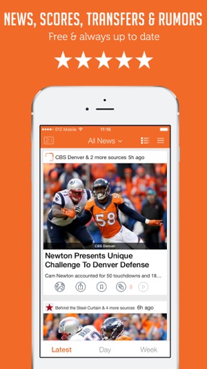 Sportfusion - Denver Broncos Edition - News, Live Scores & R(圖1)-速報App