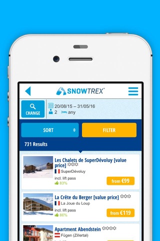 SnowTrex Skiurlaub & Skireisen screenshot 2