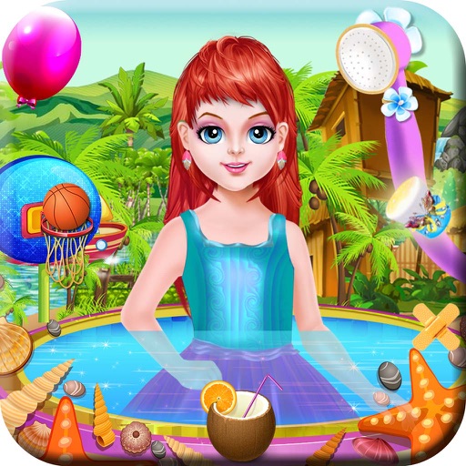 Children Pool Party game for girls iOS App