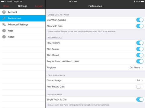 Tbaytel Unifi for iPad screenshot 2