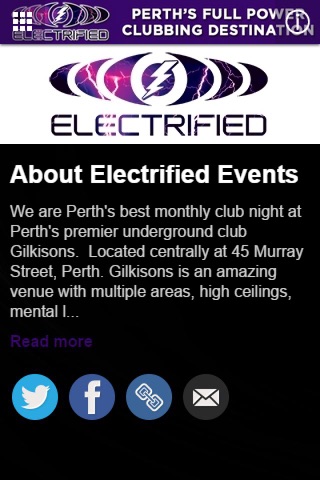 Electrified Events screenshot 2