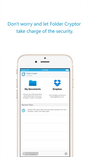 Folder Cryptor for Dropbox