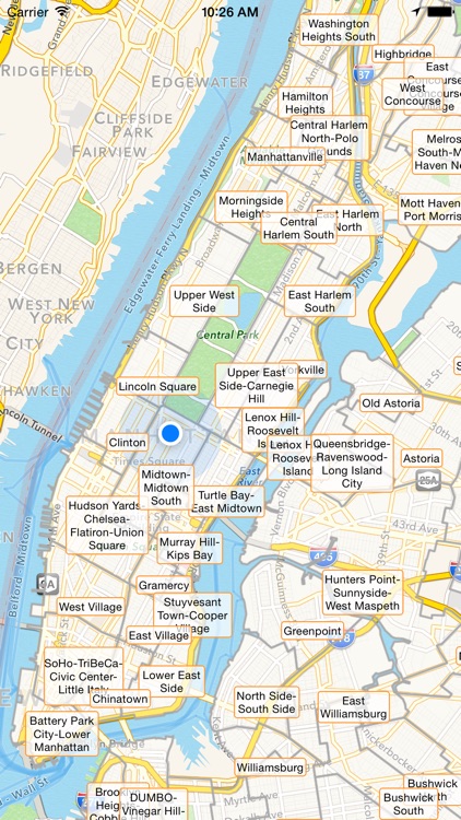 NYC Tourist Map - Travel Map for New York City
