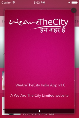 WeAreTheCity India Mobile screenshot 4