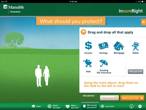 Manulife InsureRight screenshot 2