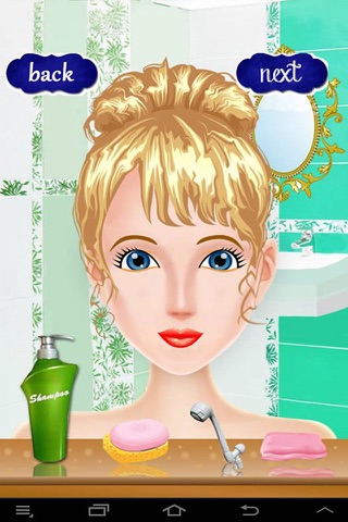 Cinderella Makeover makeup Girls beauty salon games screenshot 3