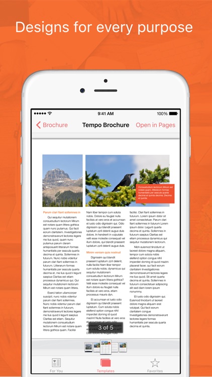 Templates for Pages Pro