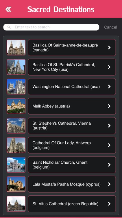 Sacred Places of the World