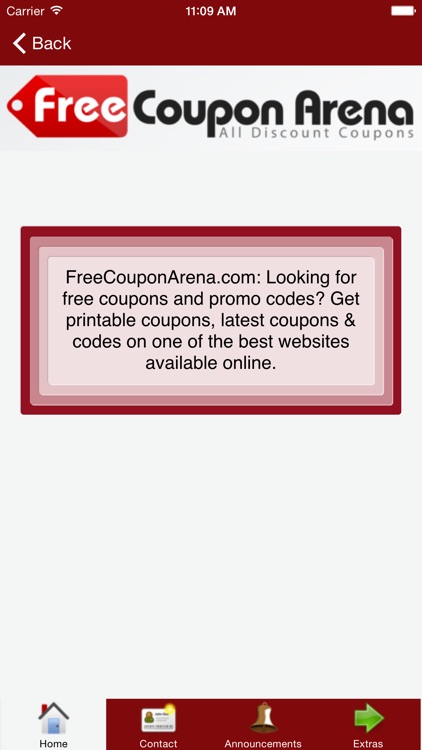 Free Coupon Arena