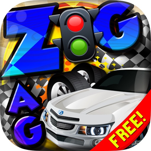 Words Zigzag : Super Real Cars Crossword Puzzle Free with Friends icon