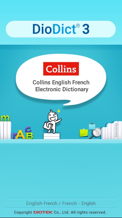 Collins Deluxe French-English Translator Dictionary - DioDict Screenshot 1