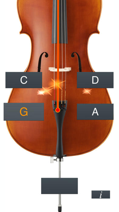 Cello Tuner Simple Screenshot 1