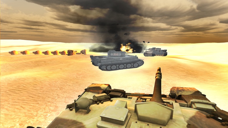 Tank Attack: Urban War Sim - 3D Army Tanks Gunship Battle