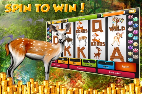 Wild Deer & Jackpots Slots - Bambi Edition screenshot 2