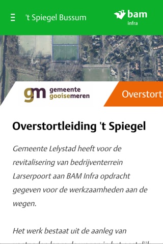 Overstortleiding 't Spiegel in Bussum screenshot 2